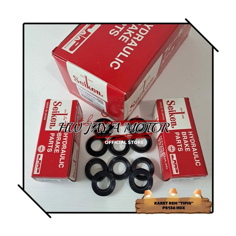 KARET REM MITSUBISHI PS136 TURBO HDX HDX SEIKEN