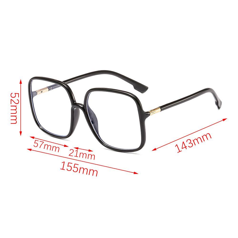 Populer Kacamata Persegi Wanita Pria Vision Care Portable Spectacles Optical Glasses