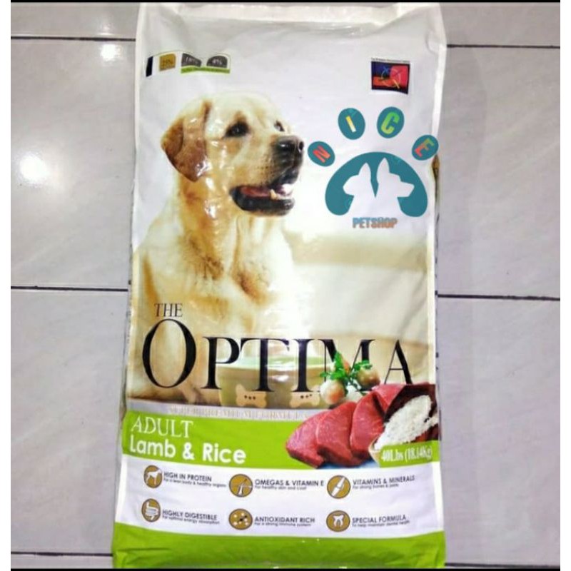 Gojeg Only Dog Food Optima Adult Dog Lamb &amp; Rice 18,14 kg Makanan Anjing