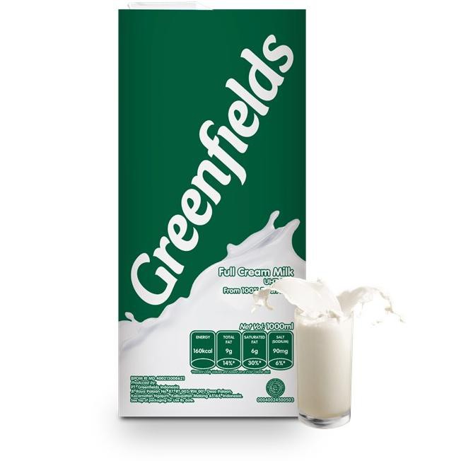 

[KODE BARANG 9] Greenfields Full Cream 1000 Ml - Twinpack isi 2 TERLARIS!!!