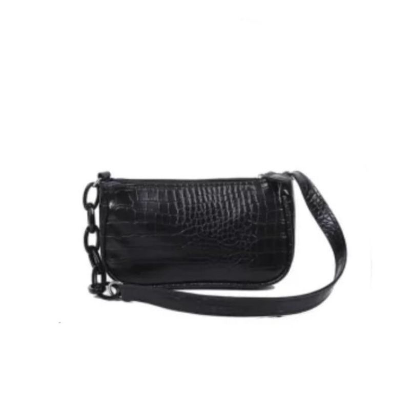 (COD) Tas Bahu Wanita Shoulder Bag Wanita Cantik Bahan Croco