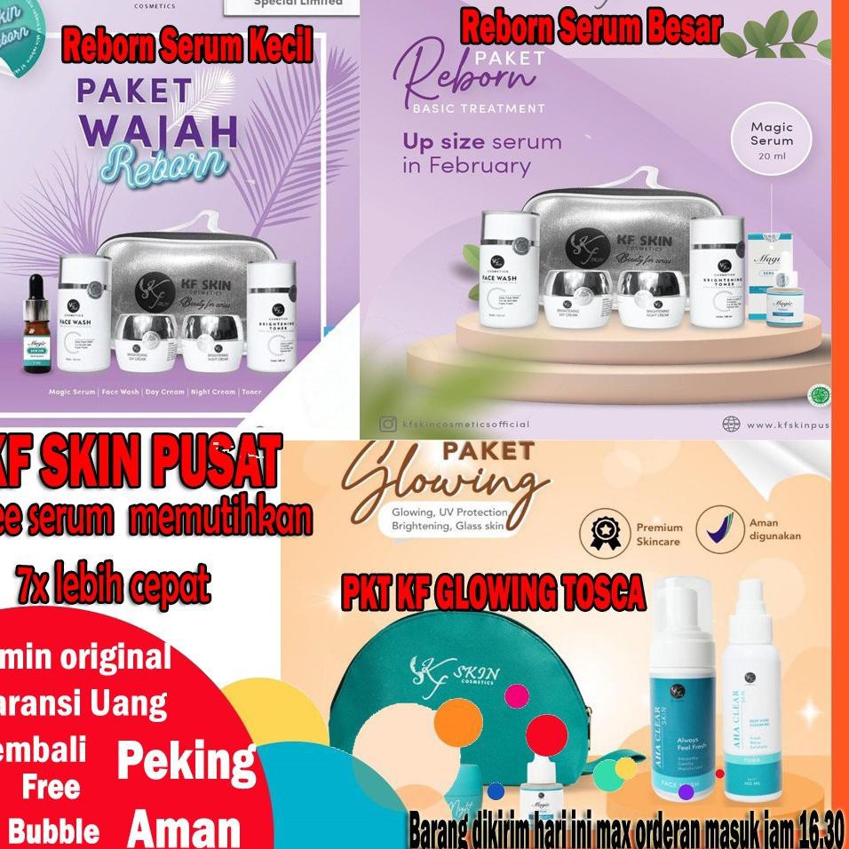 ➦ CREAM KF SKIN CARE KFSKIN REBORN KFSKIN GLOWING TOSCA FREE SERUM ۩