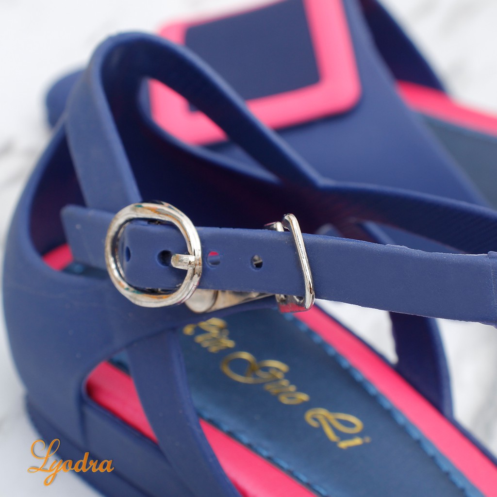 Yodra / Lyodra Lila Wedges Jelly Shoes Import LDR304 Real Pict