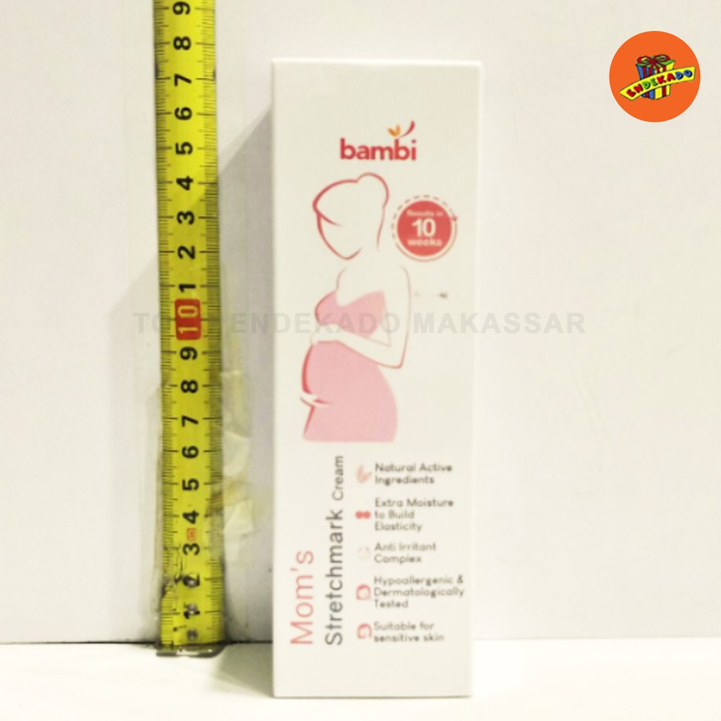 BAMBI BABY MOM'S STRETCHMARK CREAM 100ml - Krim Penghilang Kerutan Kulit