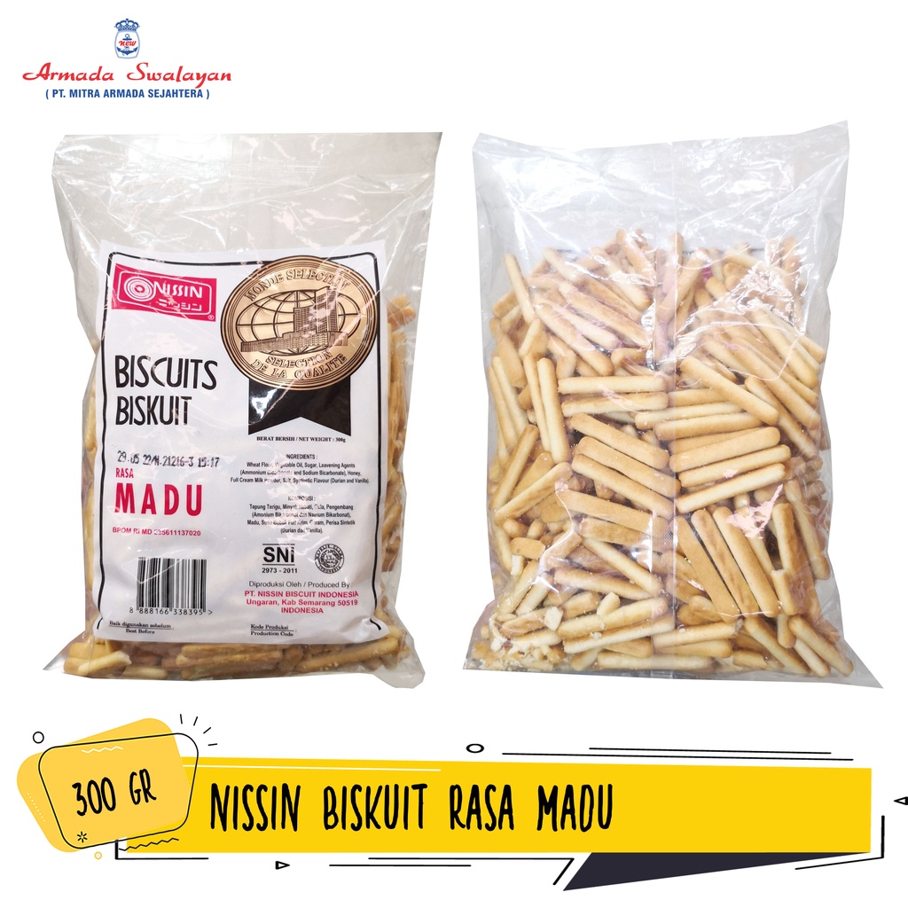 

Nissin Biskuit Rasa Madu 300g