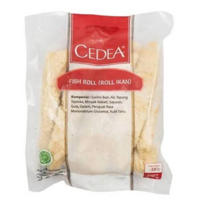 

Cedea Fish Roll 250gr/Roll Ikan/ikan olahan Frozen