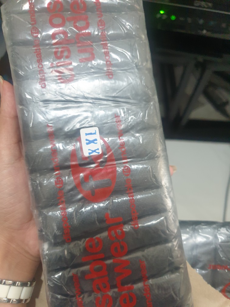 Hot Sale!! (qtl-1272) Celana Kertas Disposable Underwear 12pcs