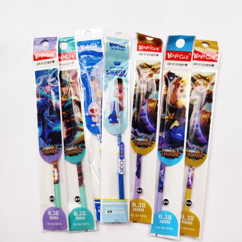 

Refil Pulpen Gelpen Motif Cewe / Reffil Gelpen Gel Fancy motif Perempuan isi 20pcs