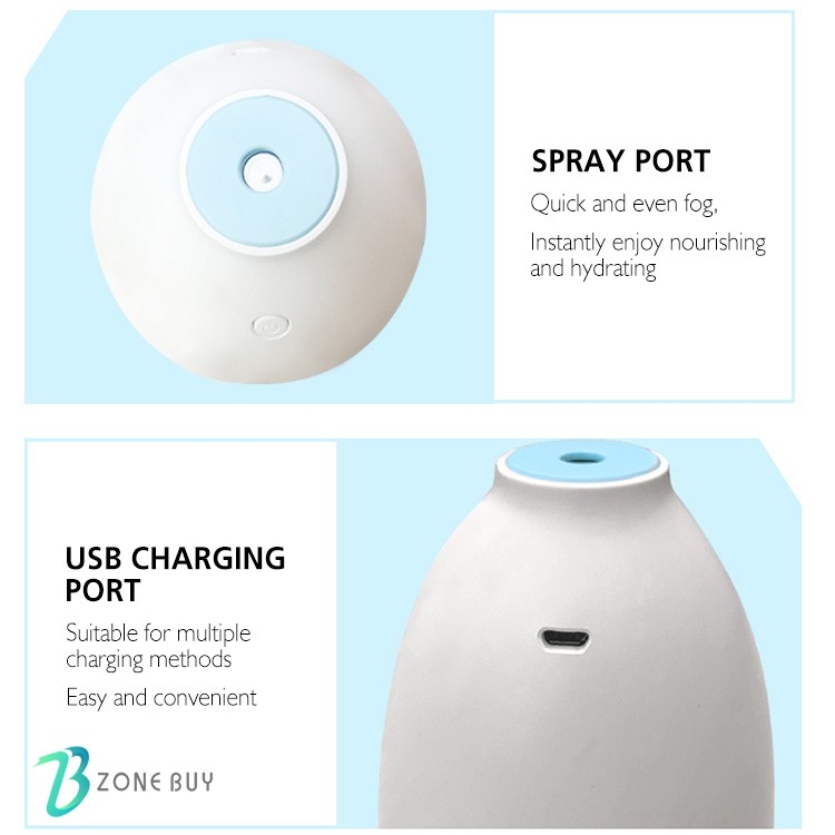 100% ORI - endear Humidifier Purifier Diffuser 200ML Portable Terapkan ke Essential oil HD03-6