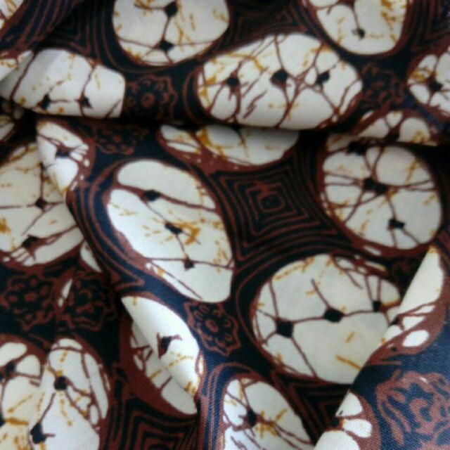 Dress Rok Batik Sogan Anak Size L Usia 6th -7,5 Th