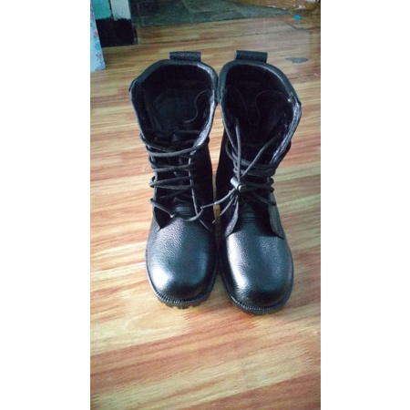 SEPATU PDL KULIT JERUK ORI JATAH TNI