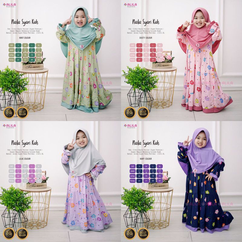 NAILA SYAR'I KIDZ BY ALILA