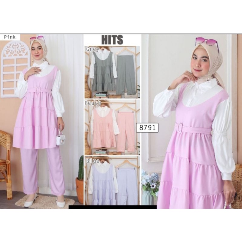 SETCEL TUNIK SHAKILA PREMIUM /ONE SET TUNIK SHAKILA PREMIUM