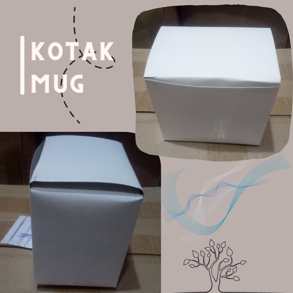 

Kotak Mug Putih / Kotak Hadiah Mug