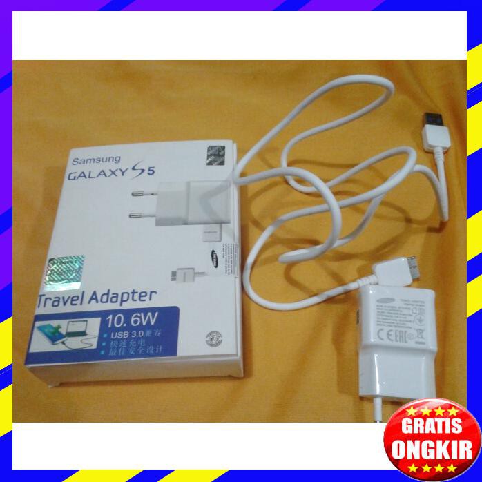 ACC HP CHARGER SAMSUNG GALAXY S5 I9600 NOTE3 2AMPERE ORIGINAL WARNA