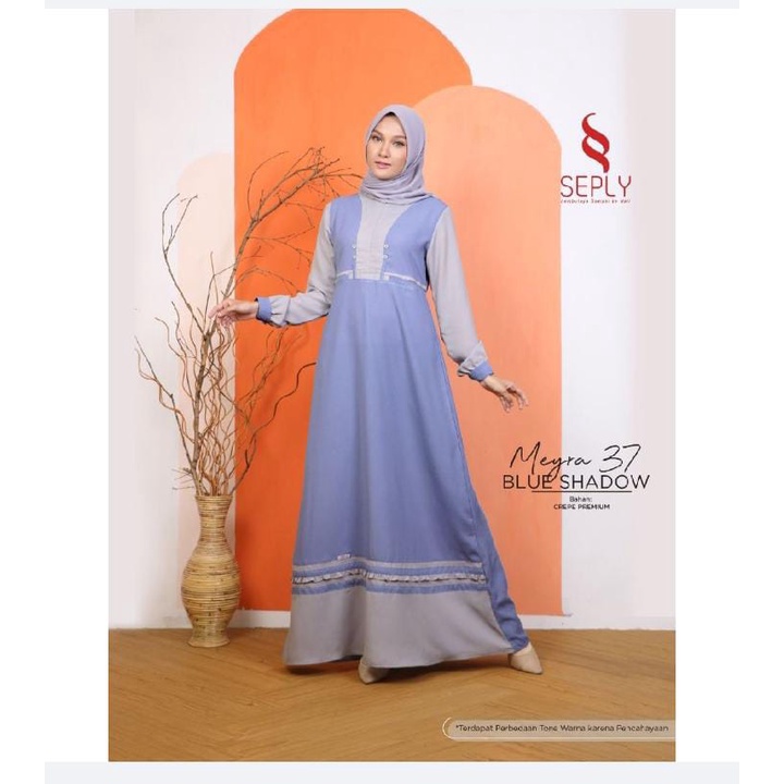 SEPLY MEYRA 37 BLUE SHADOW GAMIS TERBARU SEPLY