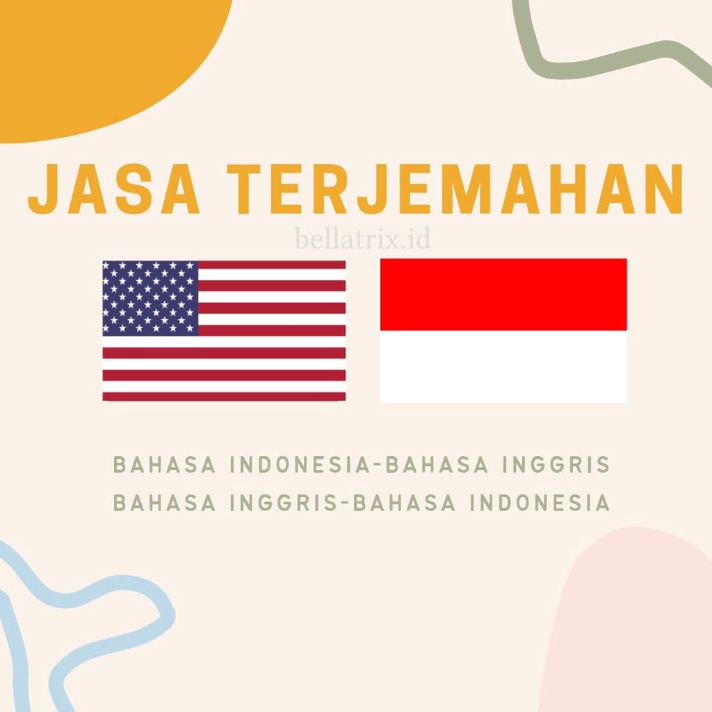 Bahasa indonesia ke bahasa inggris