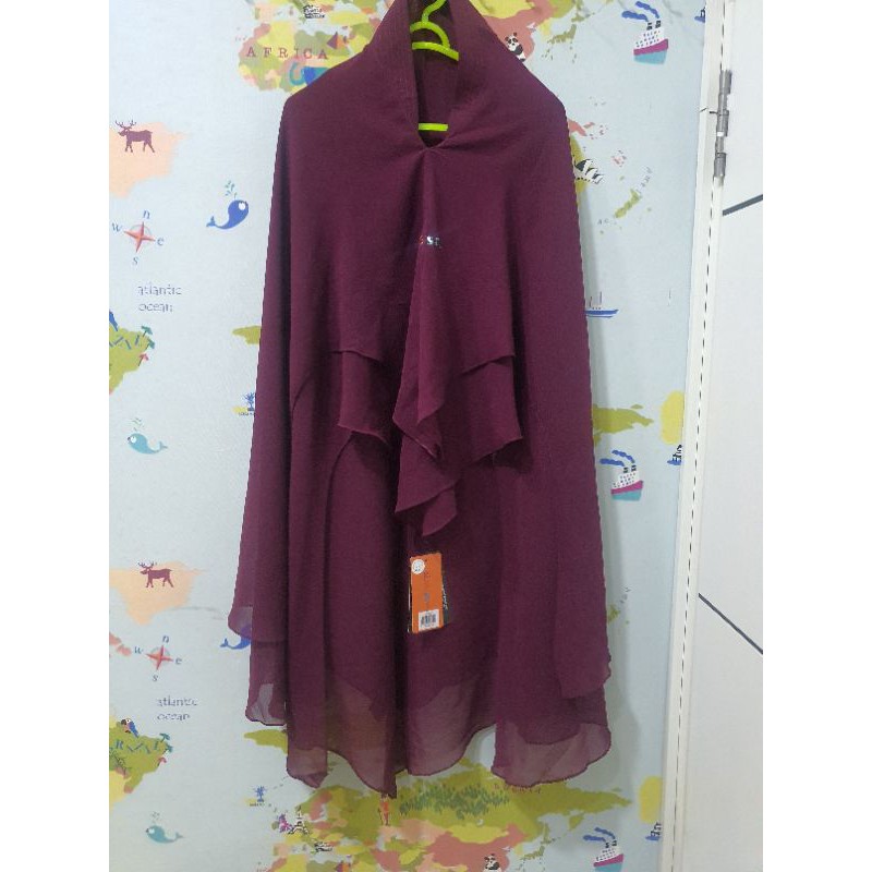 new sale khimar short naomi burgundy sisesa