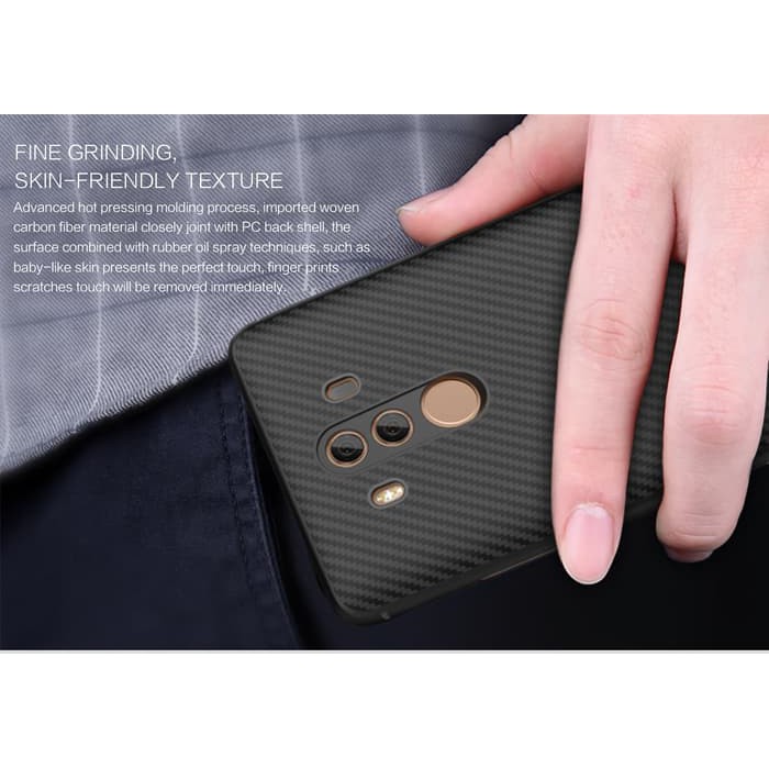 Hard Case Huawei Mate 10 Pro NILLKIN Synthetic Fiber Carbon Casing Original