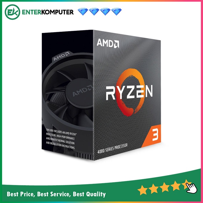 AMD Ryzen 3 4100 3.8Ghz Up To 4.0Ghz Cache 4MB 65W AM4 [BOX] - 4 Core