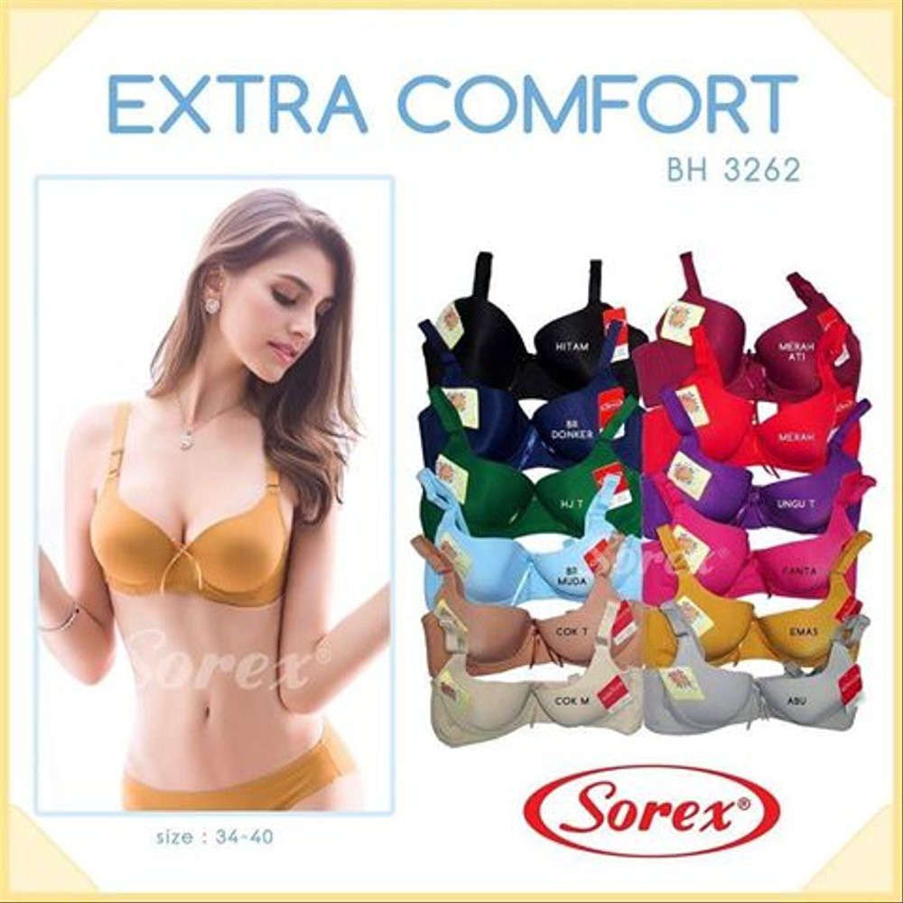Lihat Detal BH Pori Kawat Sorex 3262
