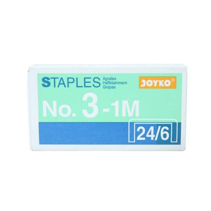 

Isi Staples No 3 - Isi Staples Joyko No 3-IM - isi stapler - stapler - Isi Hekter - isi jepretan - Isi staples besar