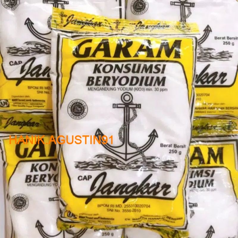 

Garam Cap Kapal 250GR / Garam Dapur Beryodium