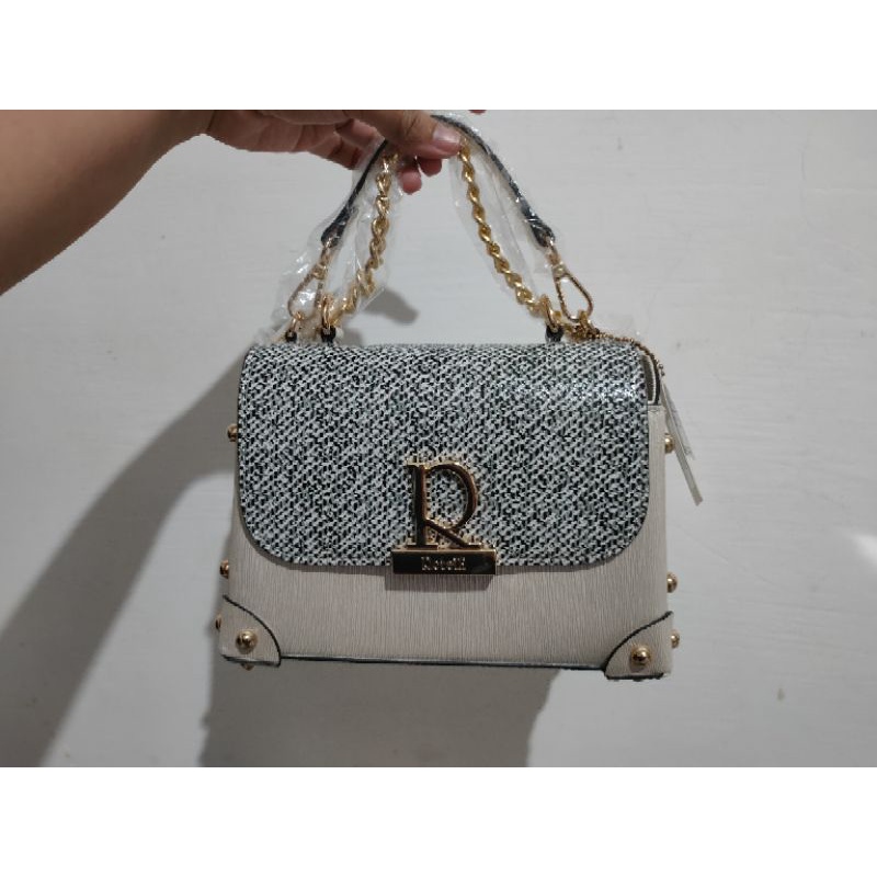 Rotelli Aster 619 Handbag Light Grey/Silver