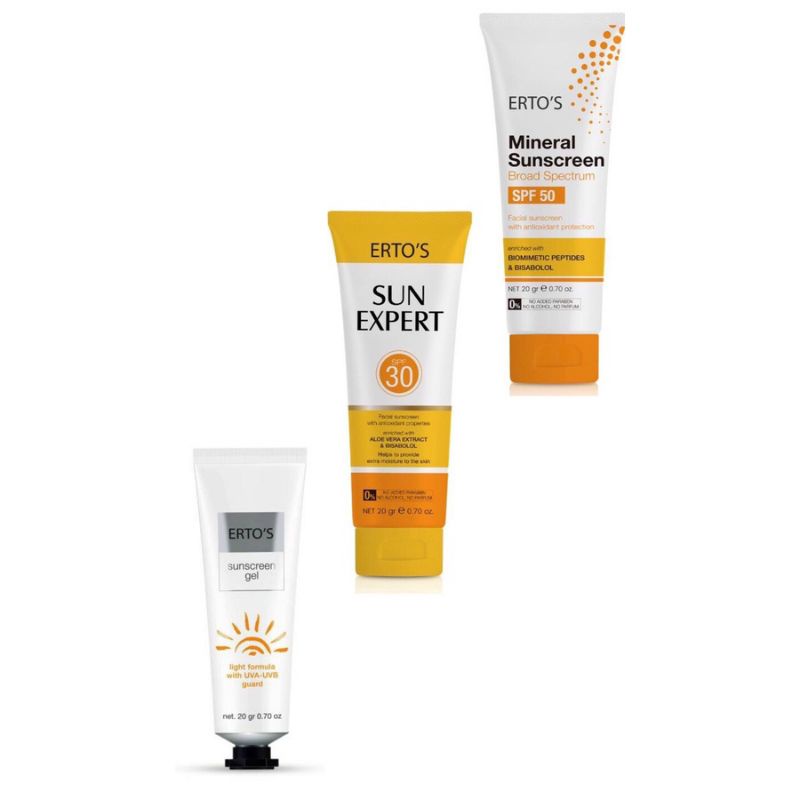ERTOS SUNSCREEN ORIGINAL/SUN EXPERT ERTOS /MINERAP SUNSCREEN ERTOS