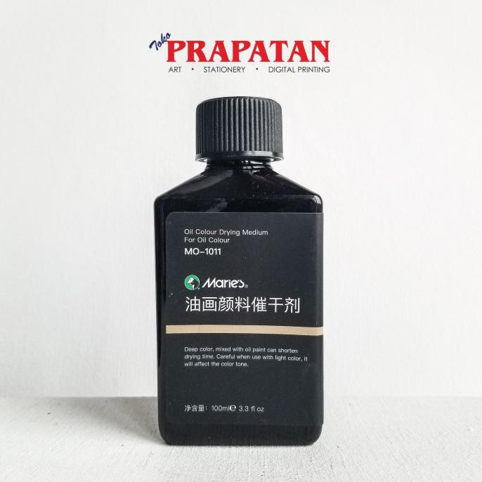 

TERBARU MARIES OIL COLOUR DRYING MEDIUM 100ML MO-1011 / OIL COLOUR MEDIUM PERALATAN MELUKIS ART SET