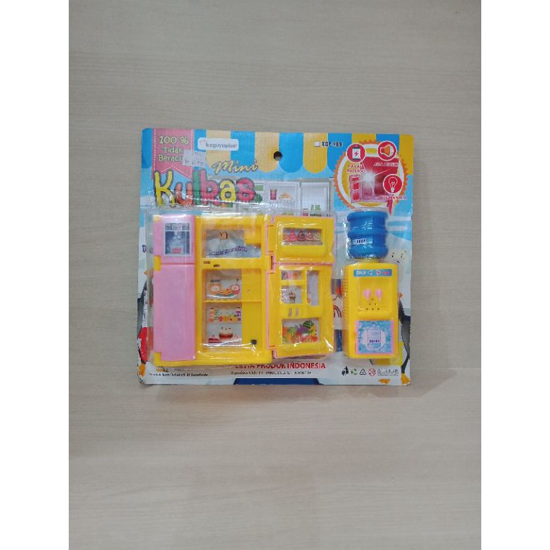 Mainan KULKAS MINI DISPENSER Mainan anak perempuan kulkas mini
