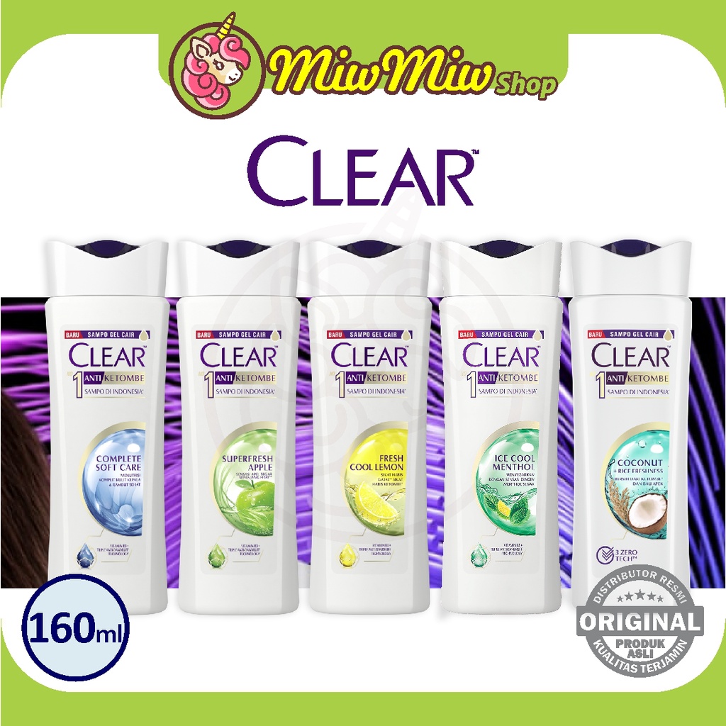 Shampoo Sampo Clear Anti Ketombe 160 ml