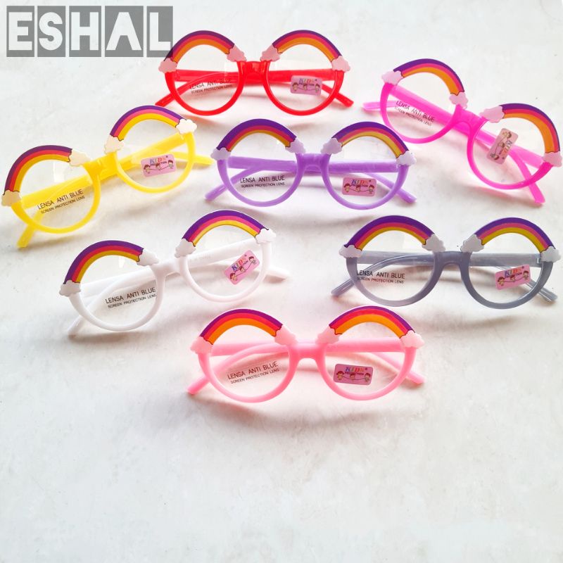 Kacamata Anak Anti Radiasi model Pelangi / Rainbow sunglasses anak perempuan keren-1