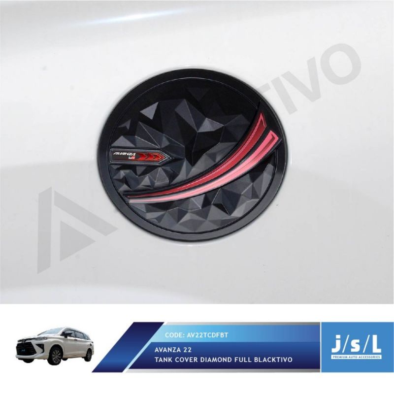 tank cover Avanza 2022 seri diamond &amp; diamond blacktivo jsl