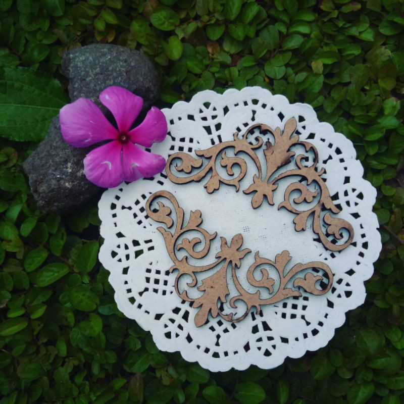 Charm Sudut 6x6 MDF Lasercut