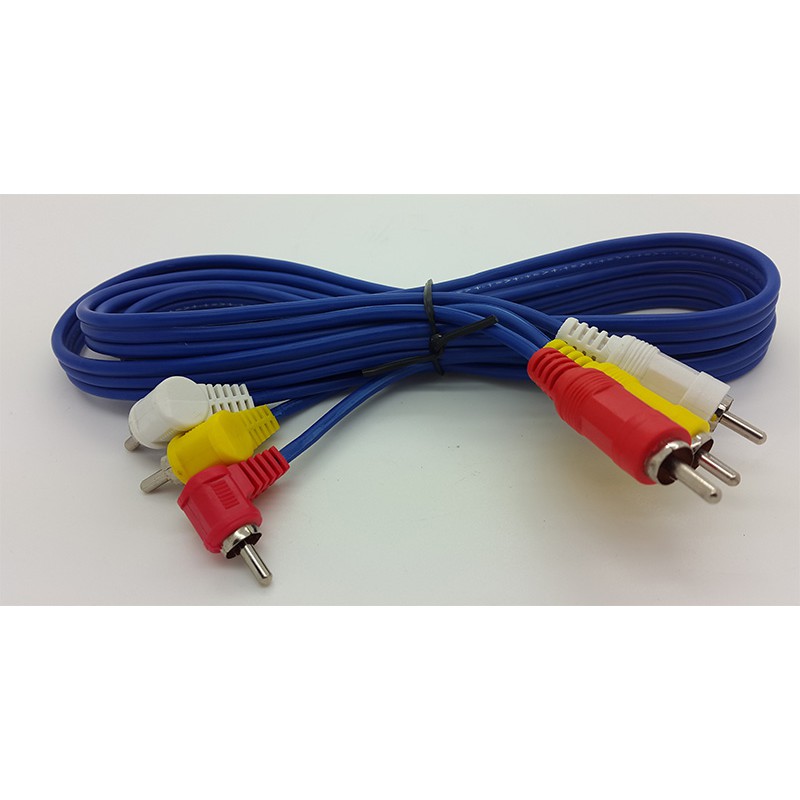 Kabel RCA 3 K 3 Male Merk KITANI ( Cable RCA ) Panjang 1.8m