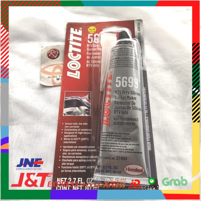 

✨ BISA COD ✨ Lem Gasket Loctite RTV 5699 Grey