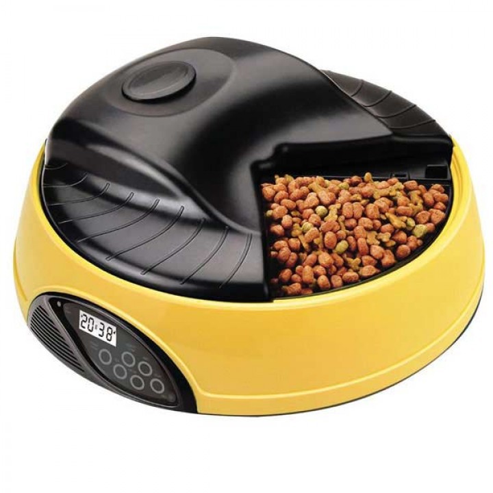 Portable 4 Meal LCD Automatic Pet Feeder - PF-05A