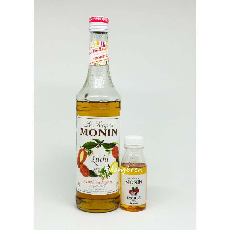 Sirup Monin Leci Repack 100ml - Monin Syrup Lychee 100 ml