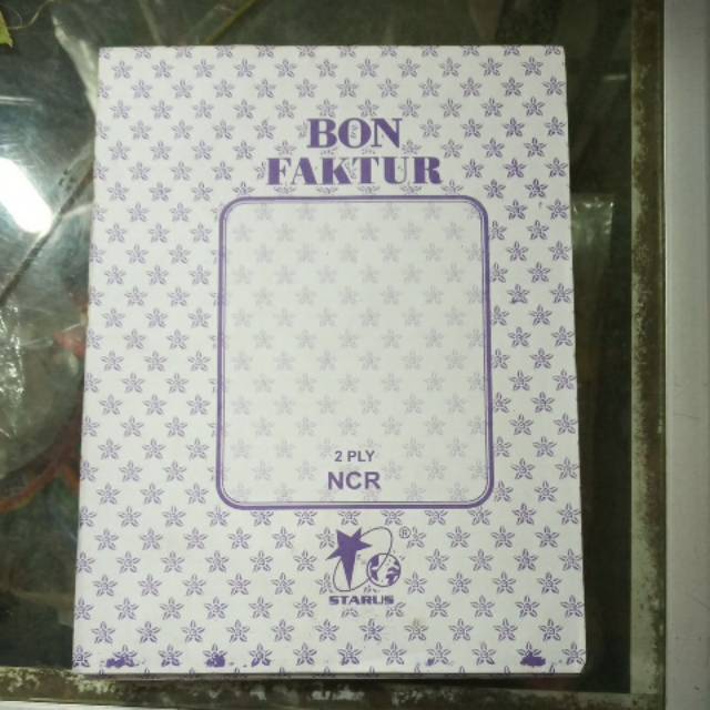 

Bon faktur kontan NCR rangkap 2 BESAR - JUMBO