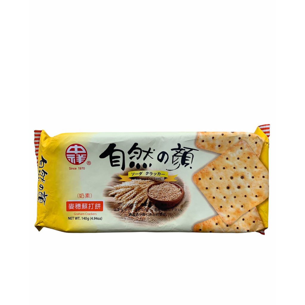 Chung Hsiang Natural Graham Crackers [140 gr]