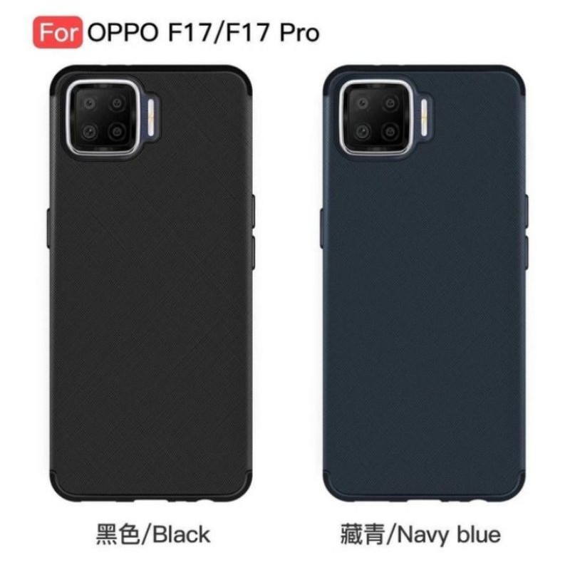 Oppo Reno 4F Case Macaron Jeans Soft Case Cross Silicon Slim Carbon