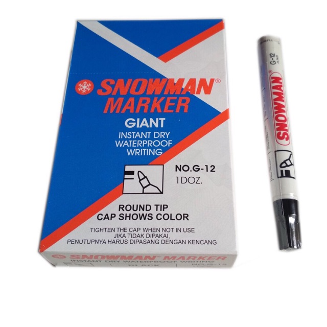 

Snowman Spidol Marker Permanent