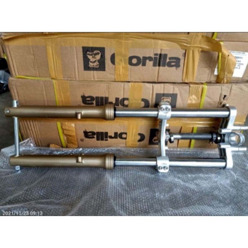 Shock skock ninja rr PNP honda fulset merek gorilla