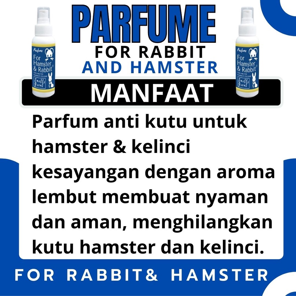 PARFUM HEWAN GROOMING FRESHWAP PEWANGI KELINCI FEFARM