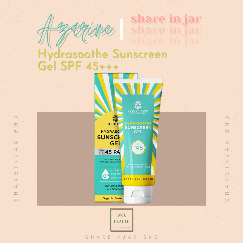 SHARE IN JAR Azarine Sunscreen Share In Jar Sunscreen Azarine Suncreen Azarine Sunscreen Gel Share