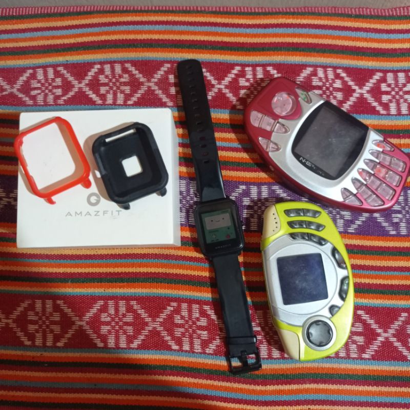 Jual AMAZFIT BIP GPS FULLSET MULUS BANYAK BONUS!!!, BUKAN GTS, EGGEL