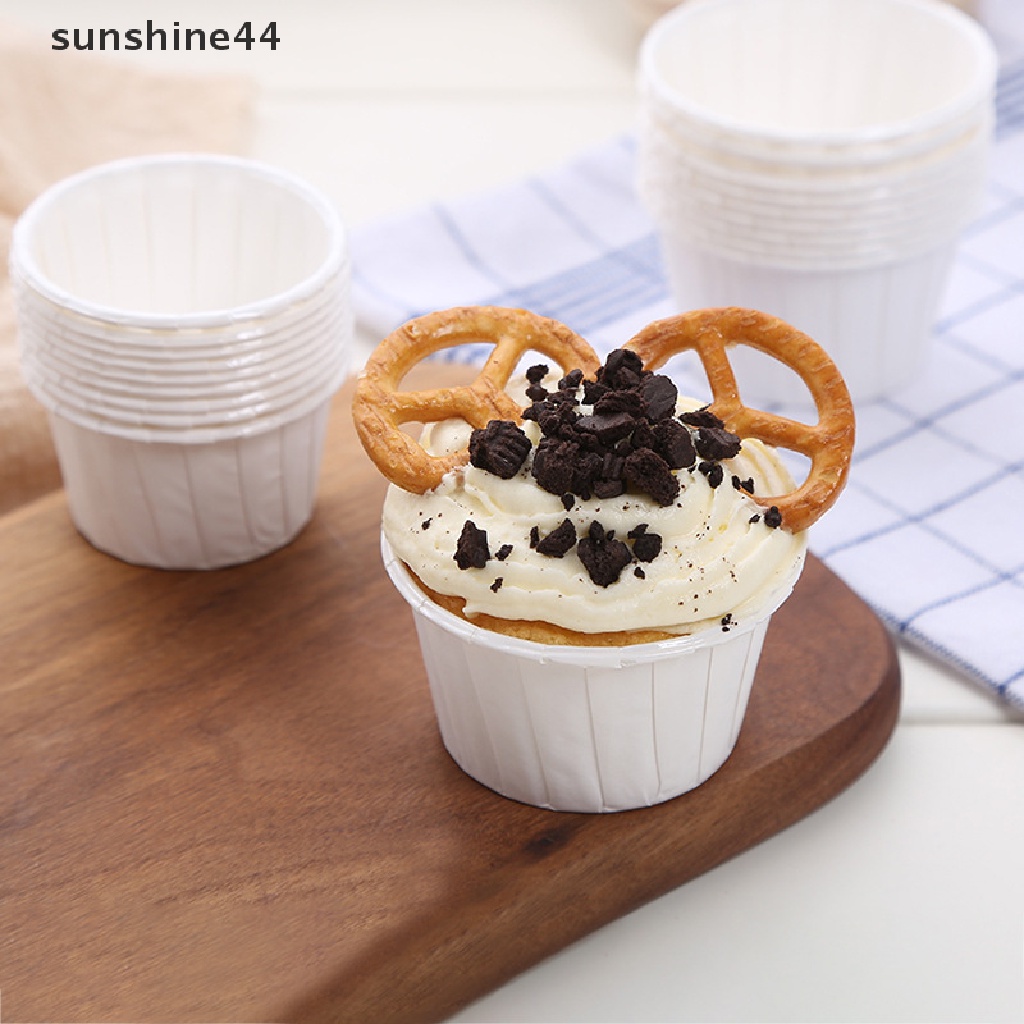 Sunshine 50PCS Kertas Cetakan Cupcake / Muffin Untuk Pesta