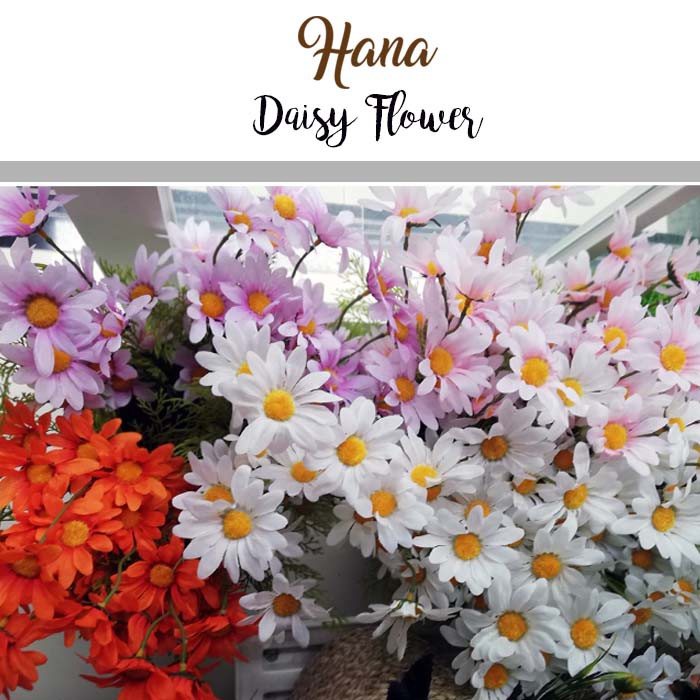 Bunga daisy palsu/ bunga plastik dekorasi/daisy artificial flower-2