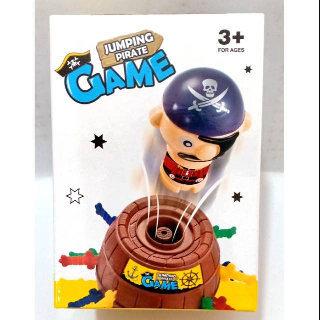 Jumping PIrate Game Pirates Roulette Family Game - Jump Pirate Mainan Edukasi Anak - Mainan Anak Termurah